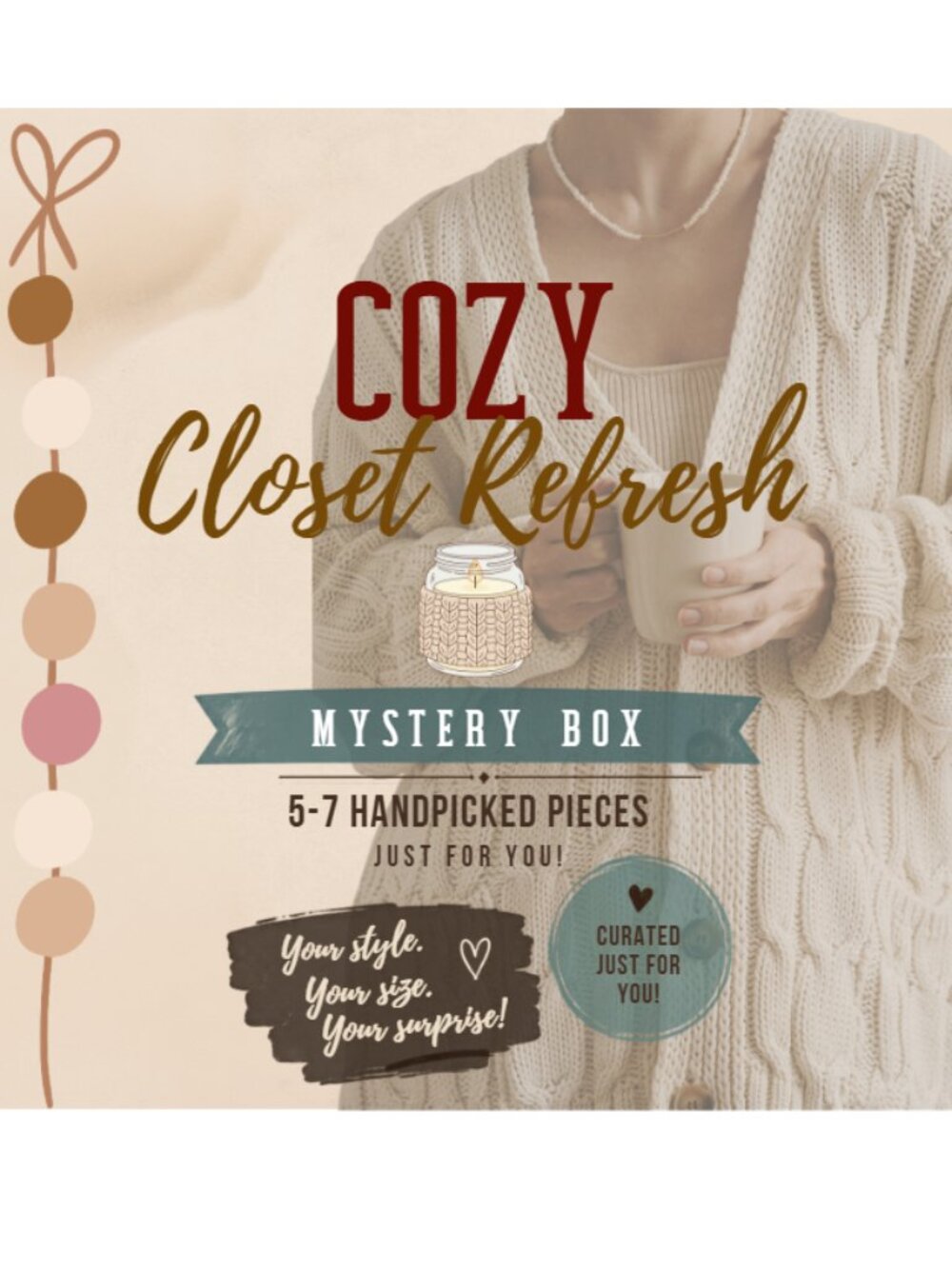 Cozy closet refresh personalized curated mystery box just for you!